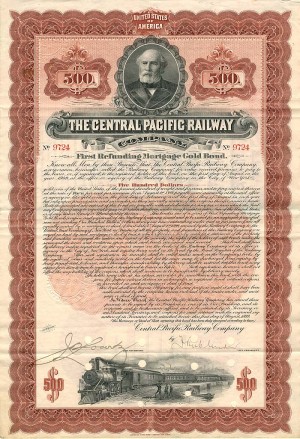 Central Pacific Railway Co. - Bond